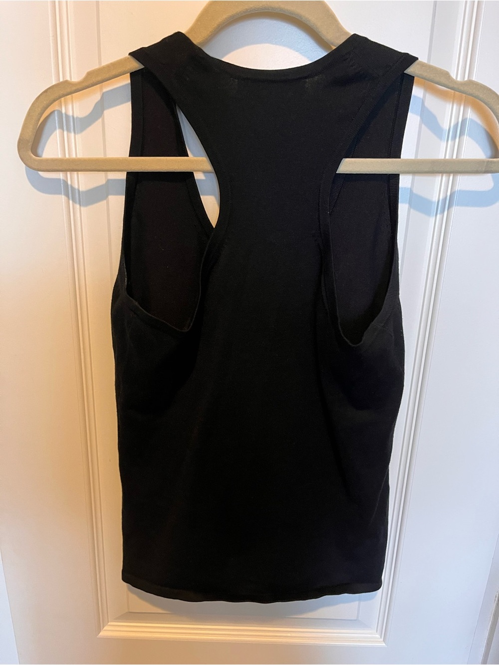 Banana Republic Black Ribbed Racerback Tank - Picture 3 of 3